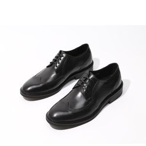 Haute qualité authentique marque formelle en cuir masculin entreprise des affaires de mariage masculin oxford chaussures de fête e44 41078