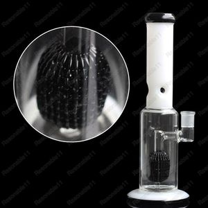 Bong en verre borosilicaté de haute qualité de 14,5 pouces avec des percolateurs d'ananas avec des narguilés de fleurs d'eau incroyables DCX-038