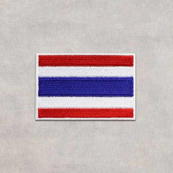 Fer brodé de haute qualité sur drapeau de la Thaïlande Patchs brodés PATCHIOTIC MILITAIRE TACTIQUE PATCH COST SUR DES PATCHES POUR LE VÊTEMENT