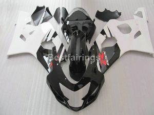 Hoogwaardige kuipet voor SUZUKI GSXR600 GSXR750 2004 2005 WITTE BLACK GSXR 600 750 K4 K5 VALERINGEN QQ00