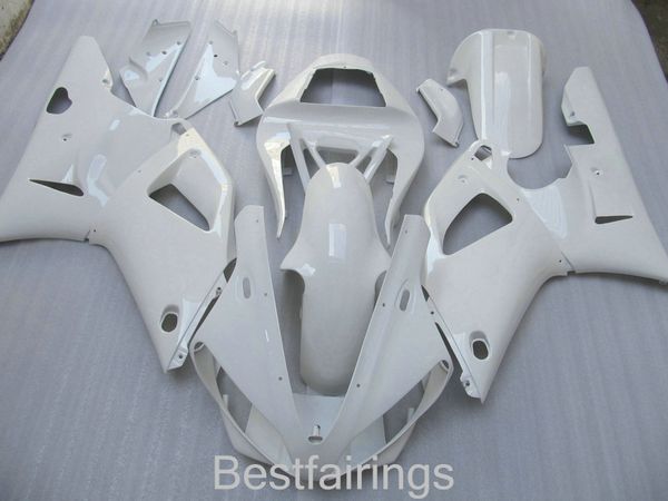 Kit de carénage de haute qualité pour carénages YAMAHA R1 2000 2001 blanc ivoire YZF R1 00 01 TT58