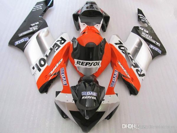 Carénages de haute qualité pour Honda CBR1000RR 04 05 orange blanc noir Kit de carénage de moule d'origine CBR 1000 RR 2004 2005 YY59