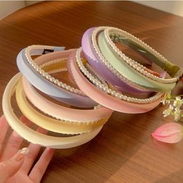 Haute qualité éponge perle intégré bandeaux mode cheveux accessoires pour femmes tendance loisirs bandeau cheveux bandeau fille chapeaux