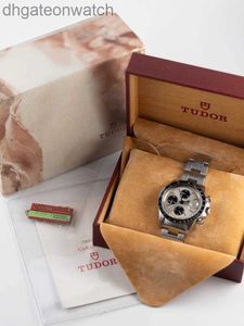 Hoogwaardige versie Tudery Designer PolsWatch Chronotime Panda Big Block Large Block Chronograph Classic Mens Watch 79160 Watches