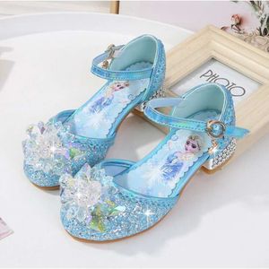 High Heel Princess Party Summer Nieuwe Girls Sandals Baby Children's Little Girl Crystal Shoes L2405 L2405