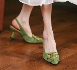 Sandalias de tacón alto Zapatos con strass para mujer Envoltura de tobillo Tacones altos Boda Serpiente con incrustaciones de cristal Diseñador de lujo Moda 9,5 cm RC Cleo Rene Caovilla