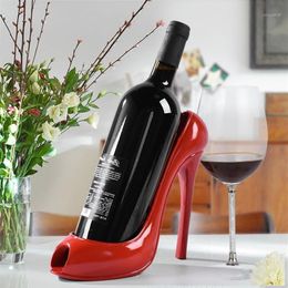 Scarpa con tacco alto Portabottiglie Vino rosso Portabottiglie Appendiabiti Portaoggetti Cesto regalo Accessori Decorazioni per la casa Cucina Bar Tool1314G