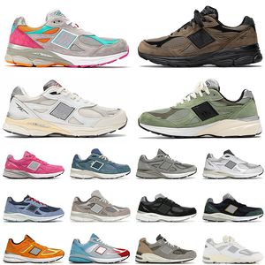 990v3 990s Running Sports Shoes Top Quality for Men Women Teddy Santis Marblehead Incense Olive Elephant Skin Tornado Outdoor Trainers Sneakers 36-45