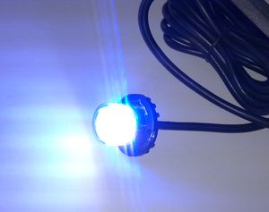 Hoge Intensiteit 8W LED Auto Hideaway Strobe Waarschuwingslichten, noodverlichting, LED Politie Lichten, 22Flash Patroon, Waterdichte IP67