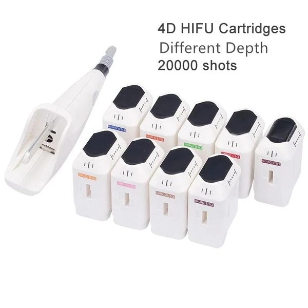 Machine amincissante à ultrasons focalisés de haute intensité, 20 000 tirs, 12 lignes, transducteur HIFU 3D/4D, cartouche échangeable pour le corps du visage, anti-vieillissement