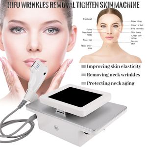 Hoge Intensiteit Gerichte Echografie HIFU Face Lift Rimpel Verwijdering Machine Huid Til Lichaam Afslanken Apparatuur met 5 Cartridges