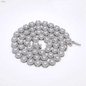 Pulsera de tenis Vvs de plata de ley de 8mm con moissanita de alta joyería, cadena de diamantes al por mayor para mujer