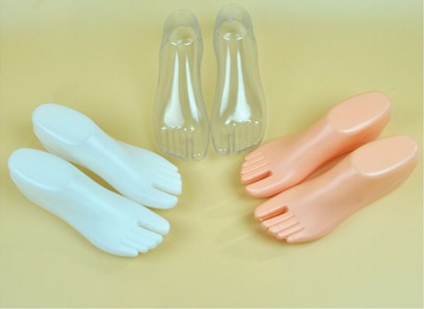 Livraison gratuite!! Mannequin de pied en plastique modèle de pied de haut niveau à la mode 3 paires en vente