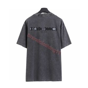 Marques de luxe élevées chemises en coton hommes gris classique hommes vêtements quotidiens t-shirt rue marche fête pour femmes couples t-shirts Jogging parc vacances t-shirt