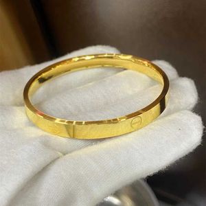 Bijoux de marque de luxe High Luxury Conçu pour les bracelets en or complet bracelet Fixé avec Cartter de logo d'origine