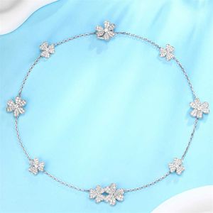 Hoog luxe merk sieraden ontworpen ketting voor geliefden bloemen klaver godin bloem kleine s925 kep3