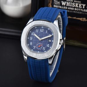 Alta mecánica Aquanaut 5968 relojes de lujo Reloj para hombre Eta Pantalla de calendario automático Acero fino Caja dorada Relojes de moda con zafiro Relojes de pulsera con granada # 248