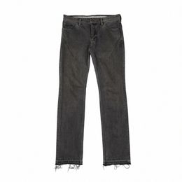 Alto Nuevo 2023 Clásico Vintage Número Nueve Lujoso Viejo Ala Jeans Cott Denim Pantalones Comfort Casual Jeans Tamaño1 2 3 4 # 330 C7KG #