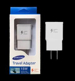 Prises de chargeur rapide murales USB à charge rapide adaptative de haute qualité OEM 15W 9V 167A 5V 2A Adaptateur US EU Plug pour Samsung Galaxy S21 4353482