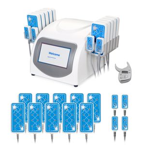 Portable 14 plaques Laser minceur Machine Cellulite 650nm 160mw lipoLaser dissolvant graisse minceur Machine de beauté spa