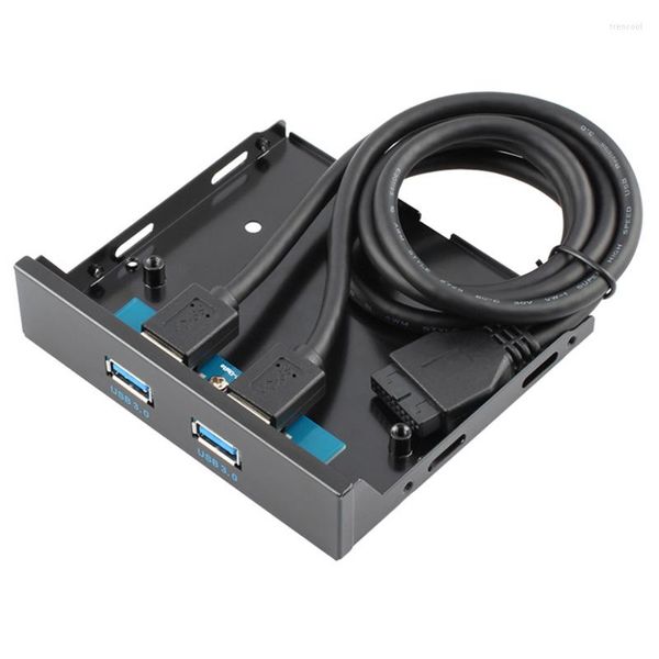 Hoge Prestaties 20 Pin 2 Poorten USB 3.0 Hub USB3.0 Voorpaneel Beugel Adapter Kabel Voor PC Desktop 3.5 inch Floppy Bay