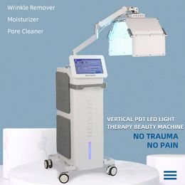 Máquina antienvejecimiento LED PDT de 4 colores de alto rendimiento Bio Light Estiramiento de la piel Levantamiento facial Eliminación de arrugas Máquina de belleza calmante para la piel alérgica