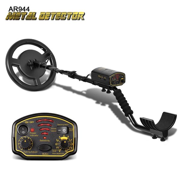 Detector de Metales subterráneo depth1.8m/3m AR944M herramienta de búsqueda de escáner 2000mA batería de litio para Gold Digger Treasure Seeking Hunter