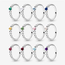 Hoge Poolse 100% 925 Sterling Zilver Mei Regenwoud Groene Kralen Ringen Voor Vrouwen Trouwring Mode-sieraden Accessoires264Z