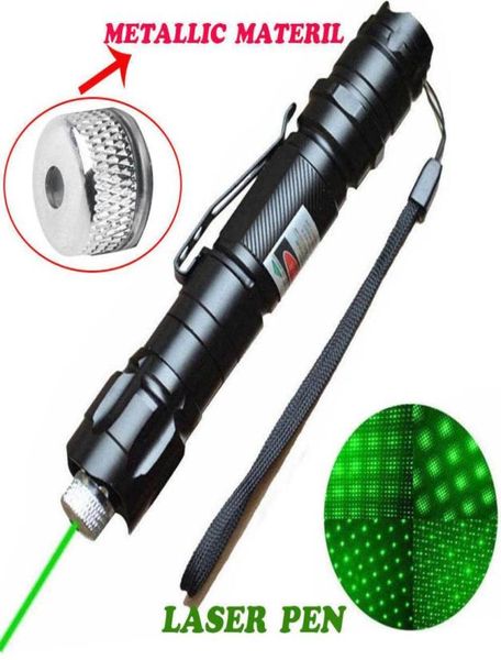 High Power 532Nm Tactical Laser Grade Green Pointer Strong Pen Lasers Lazer Pleil Lampe militaire Clip puissant Twinkling Star 6935505