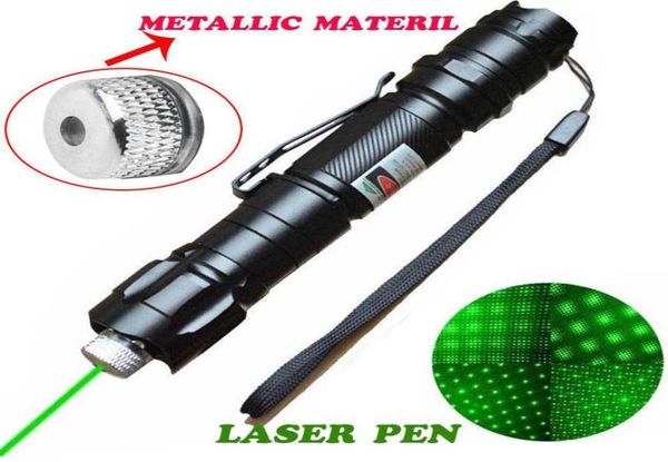 High Power 532Nm Tactical Laser Grade Green Pointer Strong Pen Lasers Lazer Pleoard Lampe militaire Clip puissant Twinkling Star 8498660