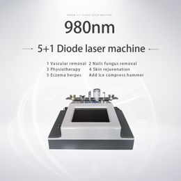 High Power 980nm Diode Laser Schepen Vasculaire Verwijdering Machine Voor Spataderen Behandeling Nagels Schimmel Verwijdering Apparaat