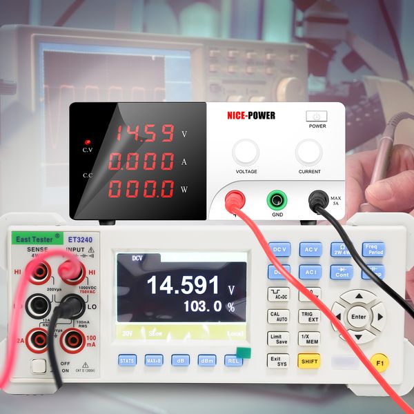 Régulateur de commutation réglable à haute puissance Laboratoire d'alimentation DC 100V 5A 15V 30A 60A 30V 20A PCB de réparation du stabilisateur de tension