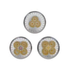 Bombilla de foco LED con chip de alta potencia MR16 3W 4W 5W 12V Focos Led regulables lámpara blanca fría y cálida 2622