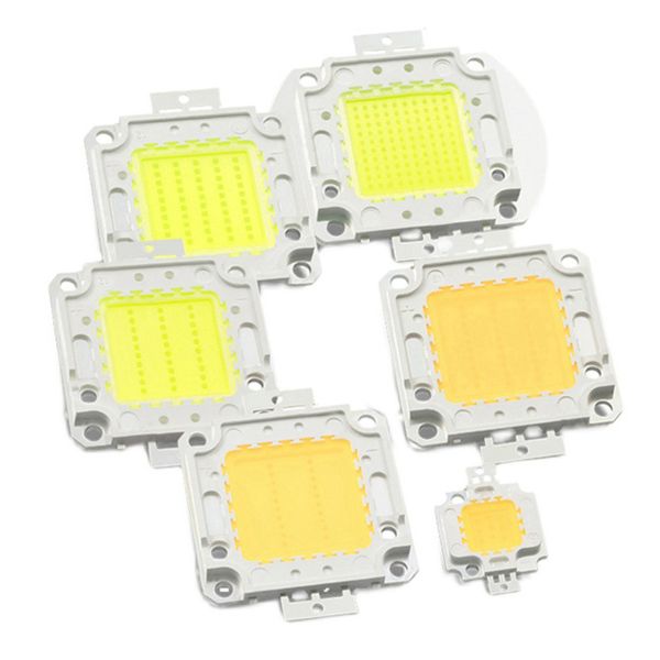 Alta potencia COB Led Chip Led Beads Fuente de luz 30MIL 35MIL 45MIL 10-50W 100W Diodo 6500K 4000K 3000K Bombilla Lámpara Beads para FloodLight Spotlight DIY Lighting Crestech168