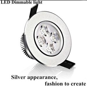 High Power Dimbare 9 W 12 W 15 W Led Verzonken Plafondverlichting Wandlamp warm puur koel wit Led Downlights spotlight Lamp253G