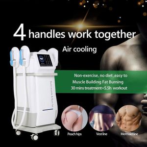 Haute puissance EMS Muscle sculpt HIEMT 2/4 poignées + RF EMSlim neo Minceur Machine Fat Burning Shaping Buld Muscle Stimulator body sculpting Perte de poids Équipement de beauté