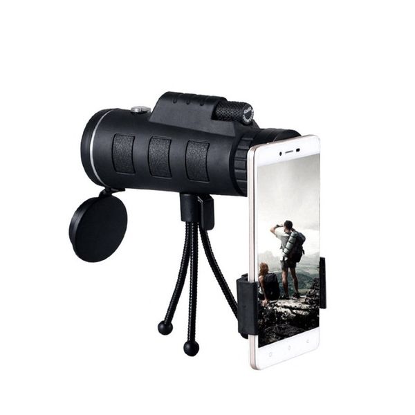 Telescopio Monocular con Zoom HD 40X60 de alta potencia, binoculares para turismo y observación de aves con trípode, telescopio para caza #3