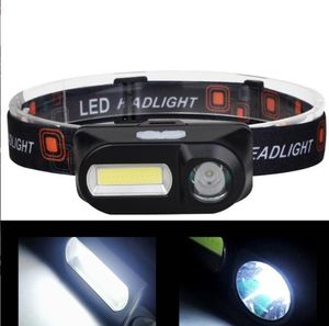 High Power Headlamp COB XPE LED brede koplichten Oplaadbare waterdichte koplampen Super Bright High Lumens Buiten koplamp