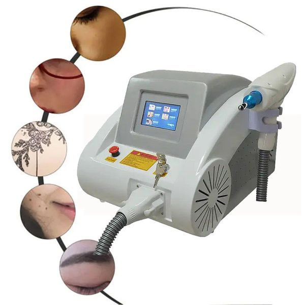 Machine laser haute puissance ND YAG Q-switch 1064nm 532nm 1320nm dispositif de détatouage lavage des sourcils taches de rousseur marque de naissance poupée visage noir équipement de salon de beauté