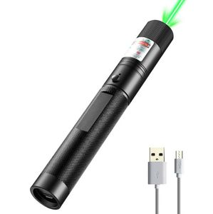 Puntero láser de alta potencia, recargable por USB, rojo, azul, morado, verde, haz de luces, bolígrafo de luz láser, juguete interactivo para mascotas