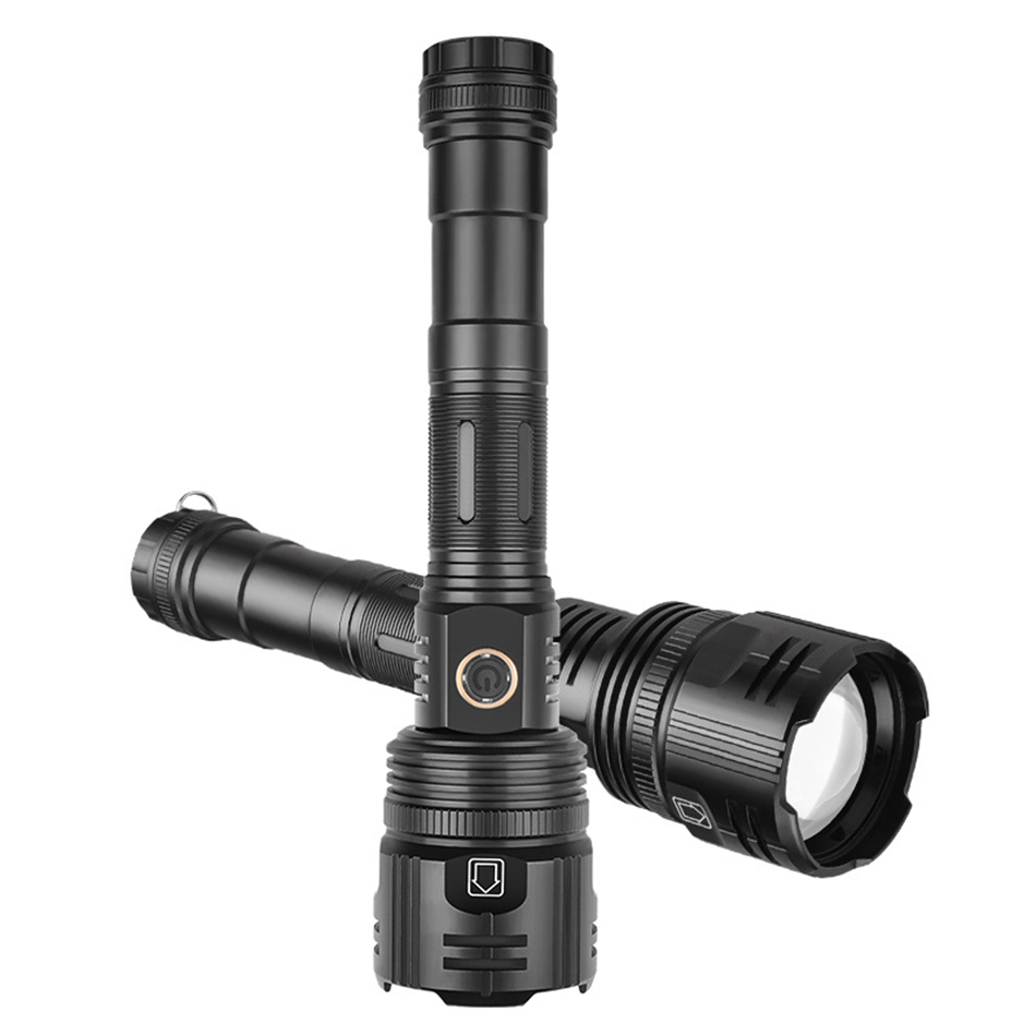 High Power LED Torch 30W 1500 Meters Long Range Flashlight Lighting Distance Waterproof Tactical Hunting Lights