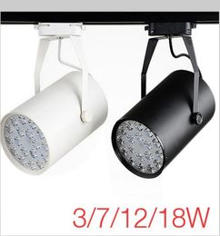 High Power LED Track Light 3W 7W 12W 18W Track Rail Aluminium Spotlight Lamp voor Commerciële Winkel Kantoor Thuis Verlichting6466861