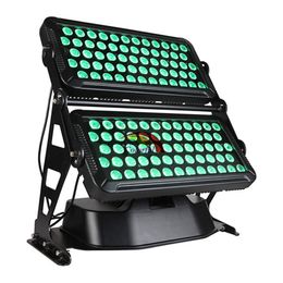 Lumière extérieure LED haute puissance 120x18W RGBAW UV 6 en 1, IP65, couleur de ville avec étui de transport