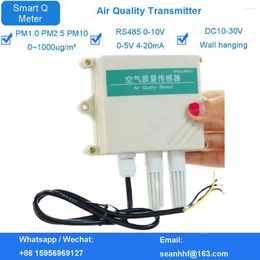 Transmisor de sensor de calidad del aire de alta precisión PM2.5PM10 Pm1.0 Detector Tester 4-20ma Rs485 0-5v 0-10V Salida para fábrica