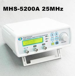 Freeshipping High Precision Digital DDS Dual-Channel Signaal Source Generator Arbitray 25 MHz Golfvorm Frequentiemeter