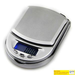 Balances numériques LCD de haute précision Mini balances à bijoux de poche Échelle d'équilibre de poids en grammes d'or électronique 100g 200g001 500g01g