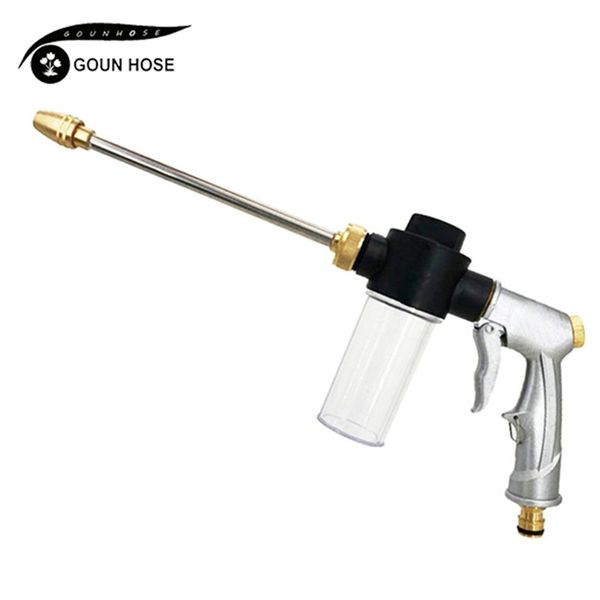 Pistolet à eau métallique haute pression pulvérisateur de voitures de voiture de nettoyage de la machine de nettoyage Tuyau de jardin pour le 220425