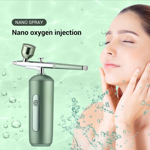 Nano-niebla de alta presión para el hogar, portátil, de mano, hidratación, hidratación facial, spray, instrumento de belleza, aerógrafo para arte de uñas, tatuaje, artesanía, pastel, niebla, rociador