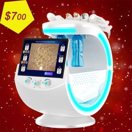 machines faciales à oxygène haute pression jet bleu glace nettoyant pour le visage solution de soins de la peau Traitement exfoliant Hydradermabrasion Masque thérapie pour la maison et le prix de la beauté