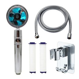 Pommeau de douche à haute pression Pommeau de douche à main rotatif à 360 degrés avec pommeau de douche à effet de pluie de massage sous pression pour salle de bains turbocompressé 220525